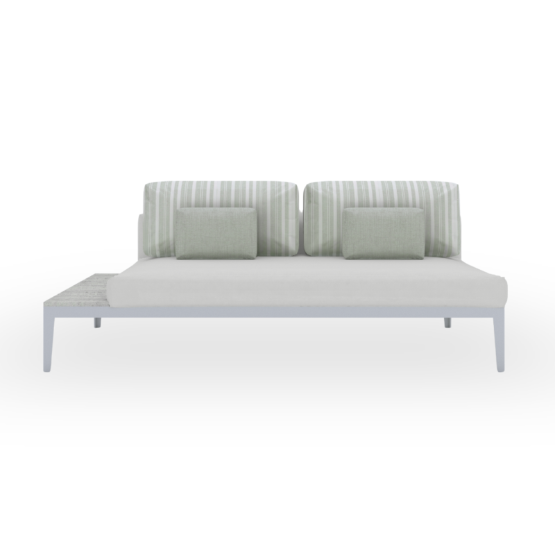 LOVESEAT CON MESA LATERAL DERECHA BACALAR DELUXE