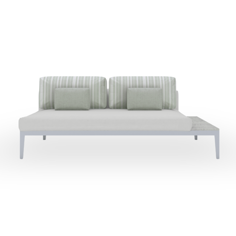 LOVESEAT CON MESA LATERAL IZQUIERDA BACALAR DELUXE